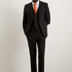 Burton Skinny Fit Black Essential Suit Trousers