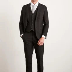 Burton Slim Fit Black Essential Suit Jacket