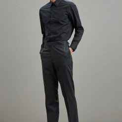 Burton Tailored Fit 1904 Charcoal Suit Trousers
