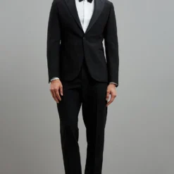 Burton Super Skinny Fit Black Tuxedo Suit Jacket