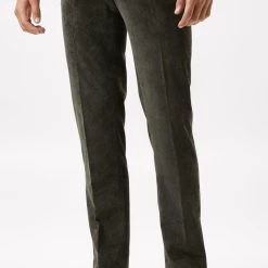 Burton Slim Fit Green Cord Trousers
