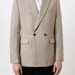Burton Slim Fit Basket Weave Blazer