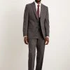 Burton Tailored Fit Charcoal Suit Jacket