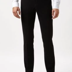 Burton Skinny Fit Black Tuxedo Suit Trousers
