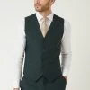 Burton Slim Fit Green Waistcoat