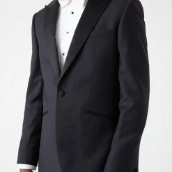 Burton Slim Fit Premium 1904 Wool Blend Tuxedo Jacket