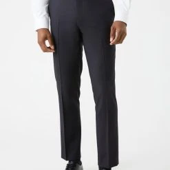 Burton Slim Fit Premium 1904 Wool Blend Tuxedo Trousers