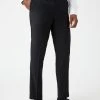 Burton Slim Fit Black Tuxedo Suit Trousers