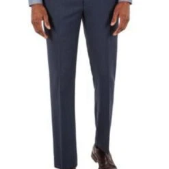 Racing Green Tonal Check Tailored Fit Suit Trousers
