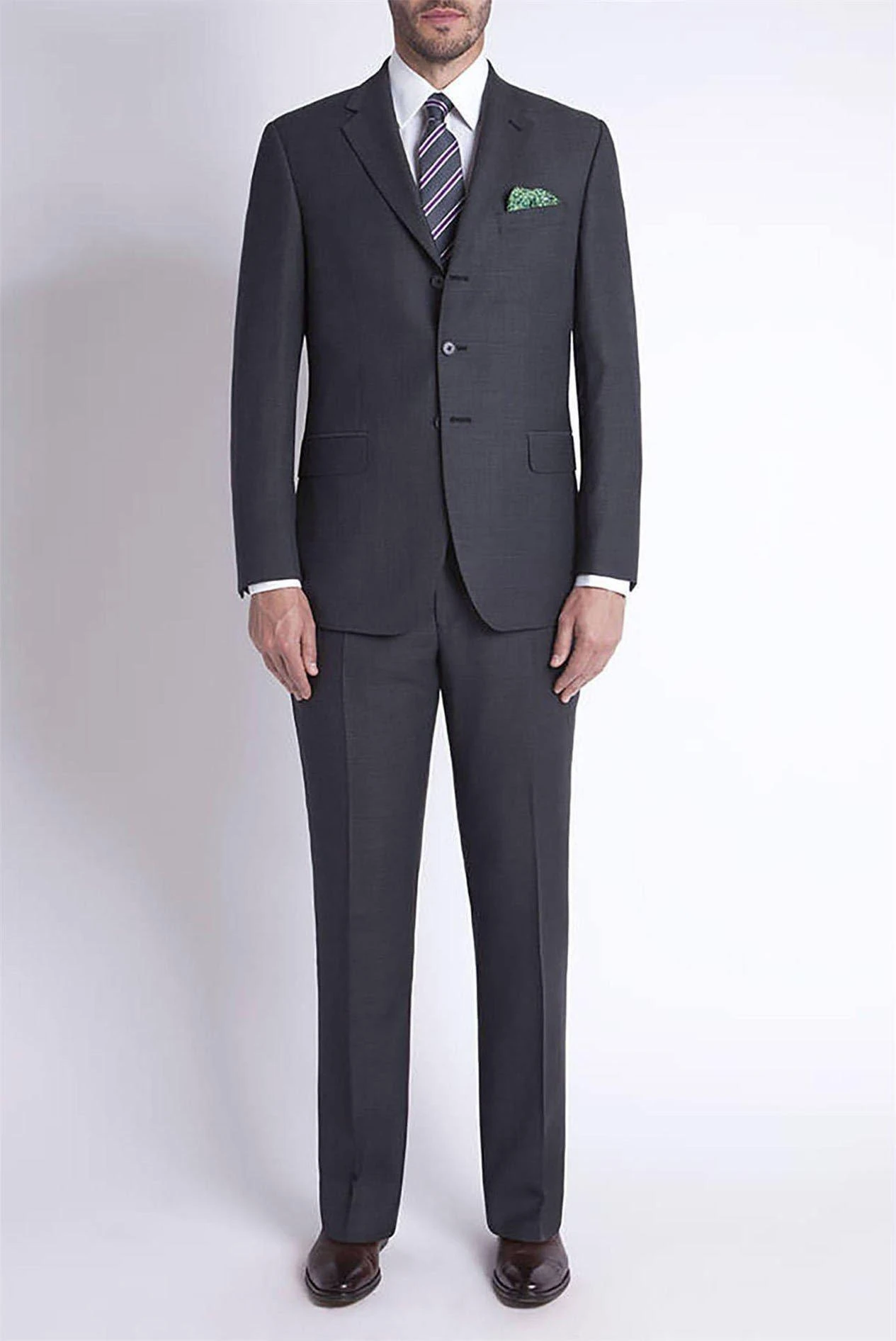 Jeff Banks Hopsack Regular Fit Suit Jacket