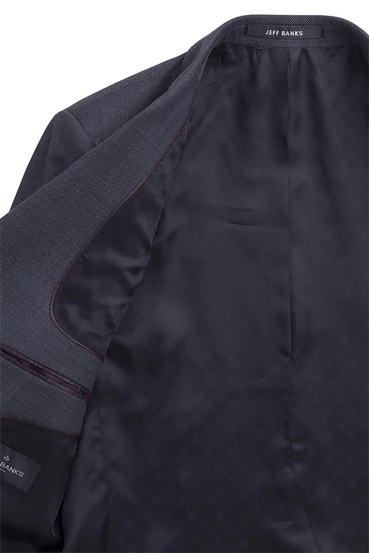 Jeff Banks Hopsack Regular Fit Suit Jacket - Image 2