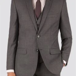 Racing Green Pick And Pick Tailored Suit Jacket