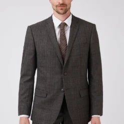 Racing Green Heritage Checked Suit Jacket