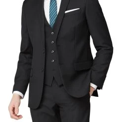 Racing Green Textured Suit Jacket