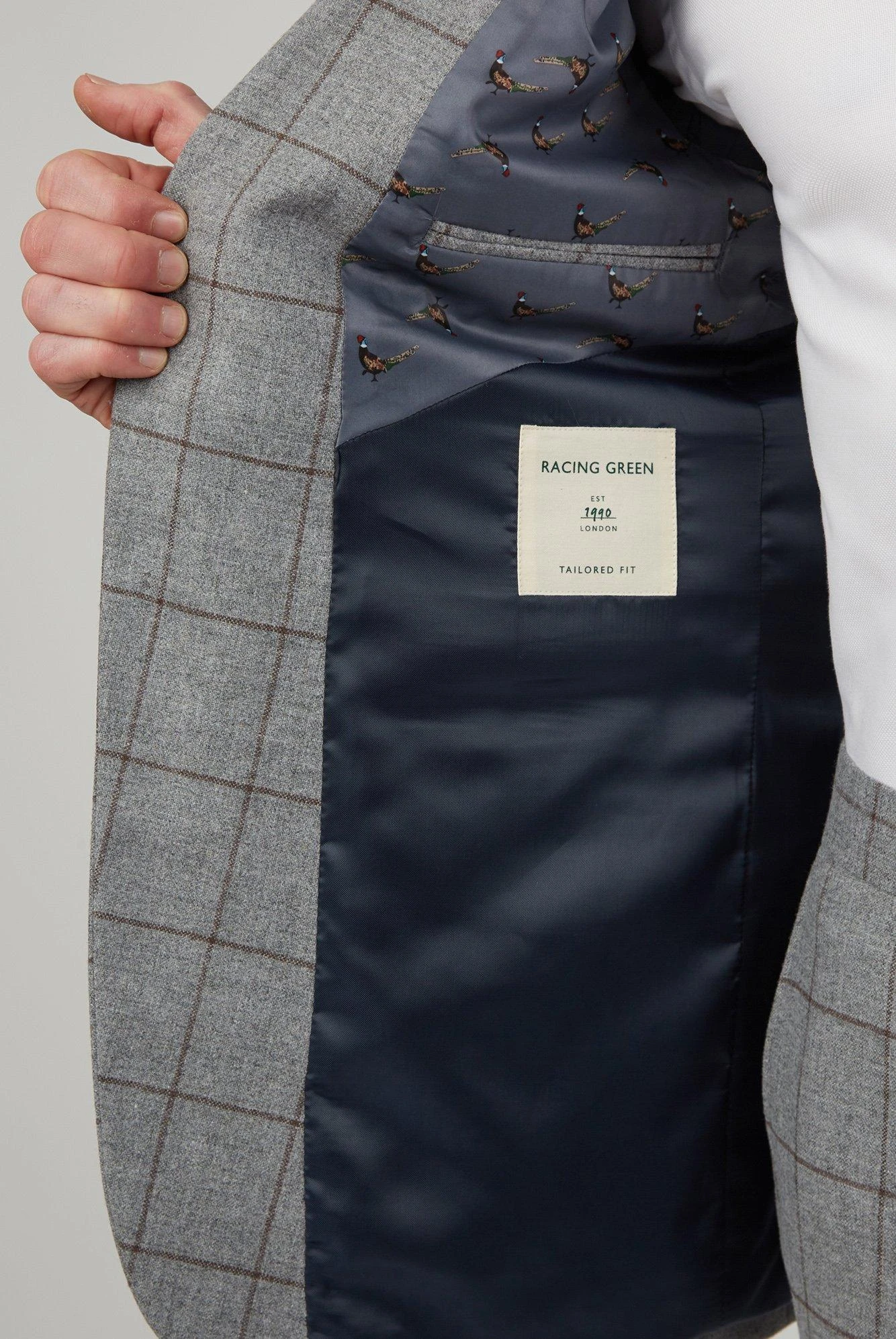 Racing Green Classic Suit Jacket - Image 3