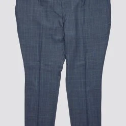 Racing Green Check Wool Blend Suit Trousers