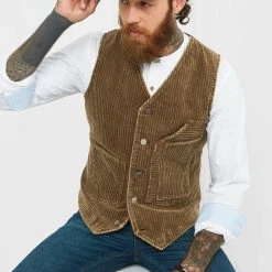 Joe Browns Cord Workwear Style Waistcoat